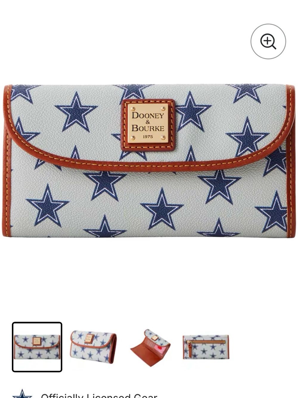 Dooney & Bourke Dallas Cowboys wallet.